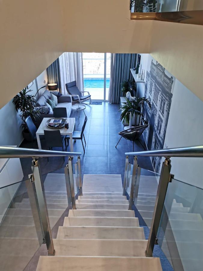 Duplex Maisonette With Heated P-Pool And Jacuzzi Saint Julian's Luaran gambar